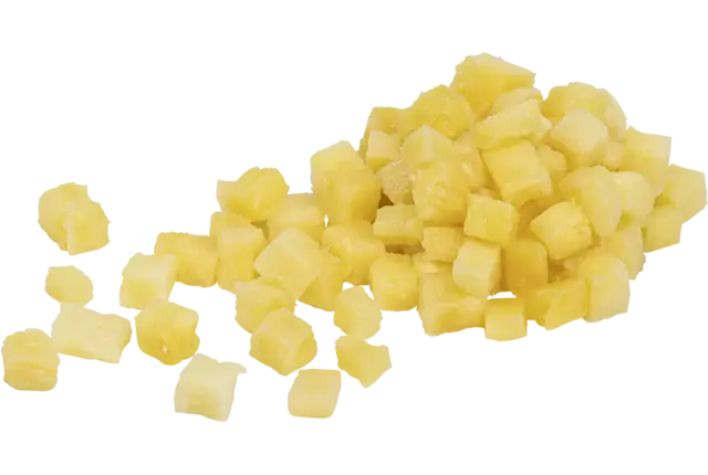 Ananas brunoise 10mm 1kg kist 4 stuks